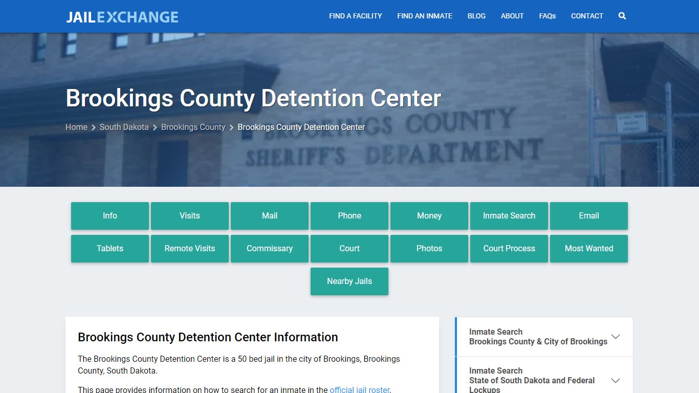 Brookings County Detention Center - Jail Exchange